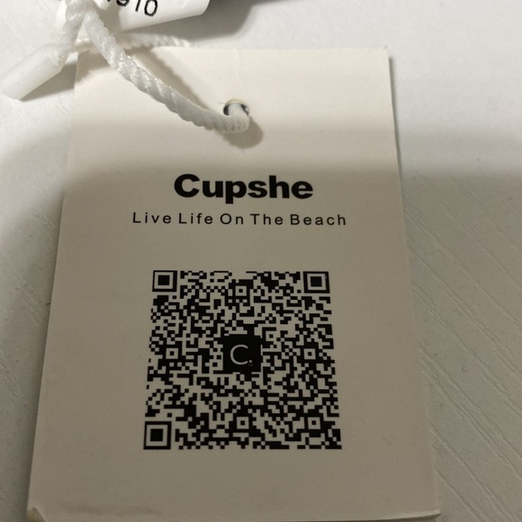 CupShe NEW Boho Floral Striped Wrap Swim One Piece Bathing Suit Size S - Picture 9 of 11